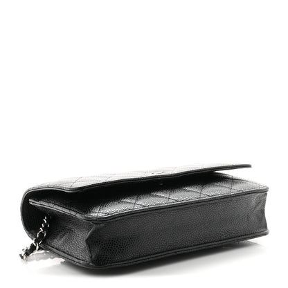 Chanel Caviar Quilted Wallet on Chain WOC Black 4 of 11