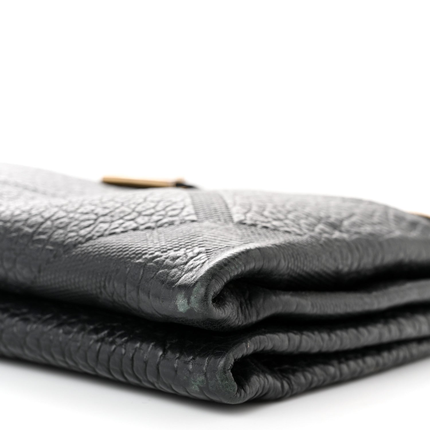 Burberry Signature Grain Calfskin Check Embossed Medium Balmoral Clutch Bag Black 9 of 16