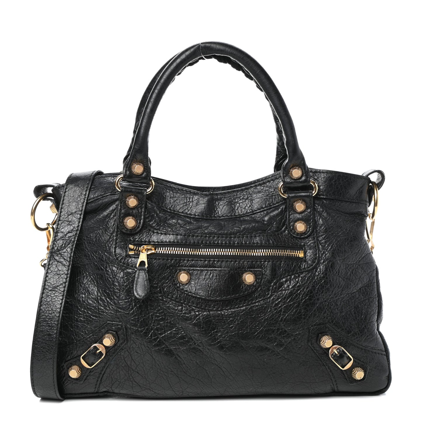 Agneau Giant 12 Gold Hardware Town Black
