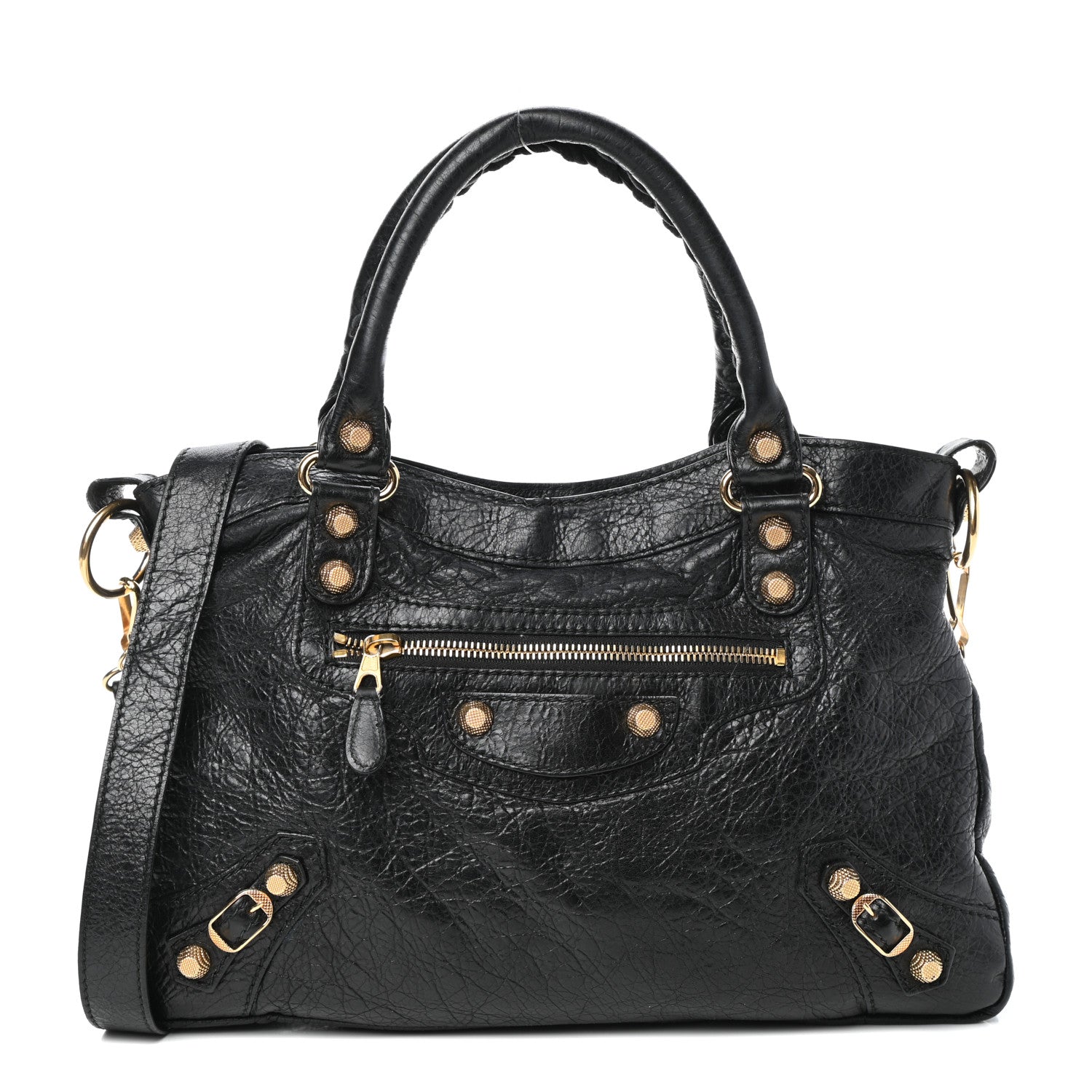 Balenciaga Agneau Giant 12 Gold Hardware Town Black 1 of 9