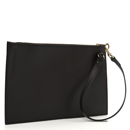 Gucci Calfskin Totissima Zip Wristlet Pouch Ebony 3 of 6