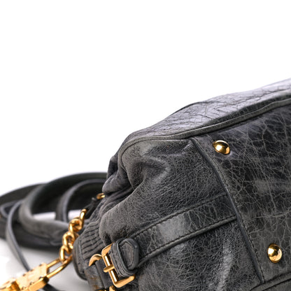 Miu Miu Vitello Lux Zip Tote Black 10 of 15
