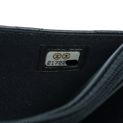 Chanel Lambskin Quilted Boy Wallet On Chain WOC Black 8 of 8