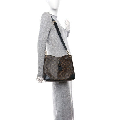 Louis Vuitton Monogram Odeon MM Black 2 of 11