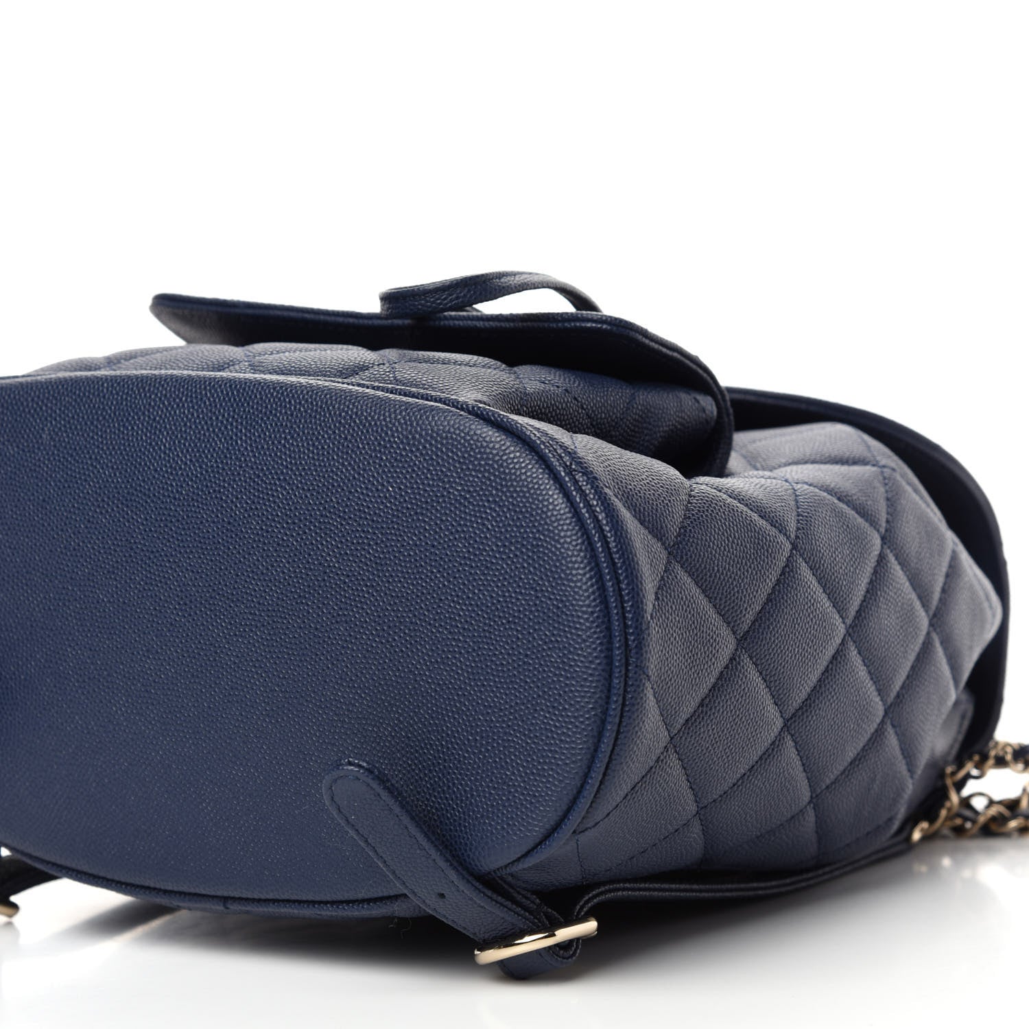 Chanel Caviar Quilted Backpack Bag Navy 6 of 10