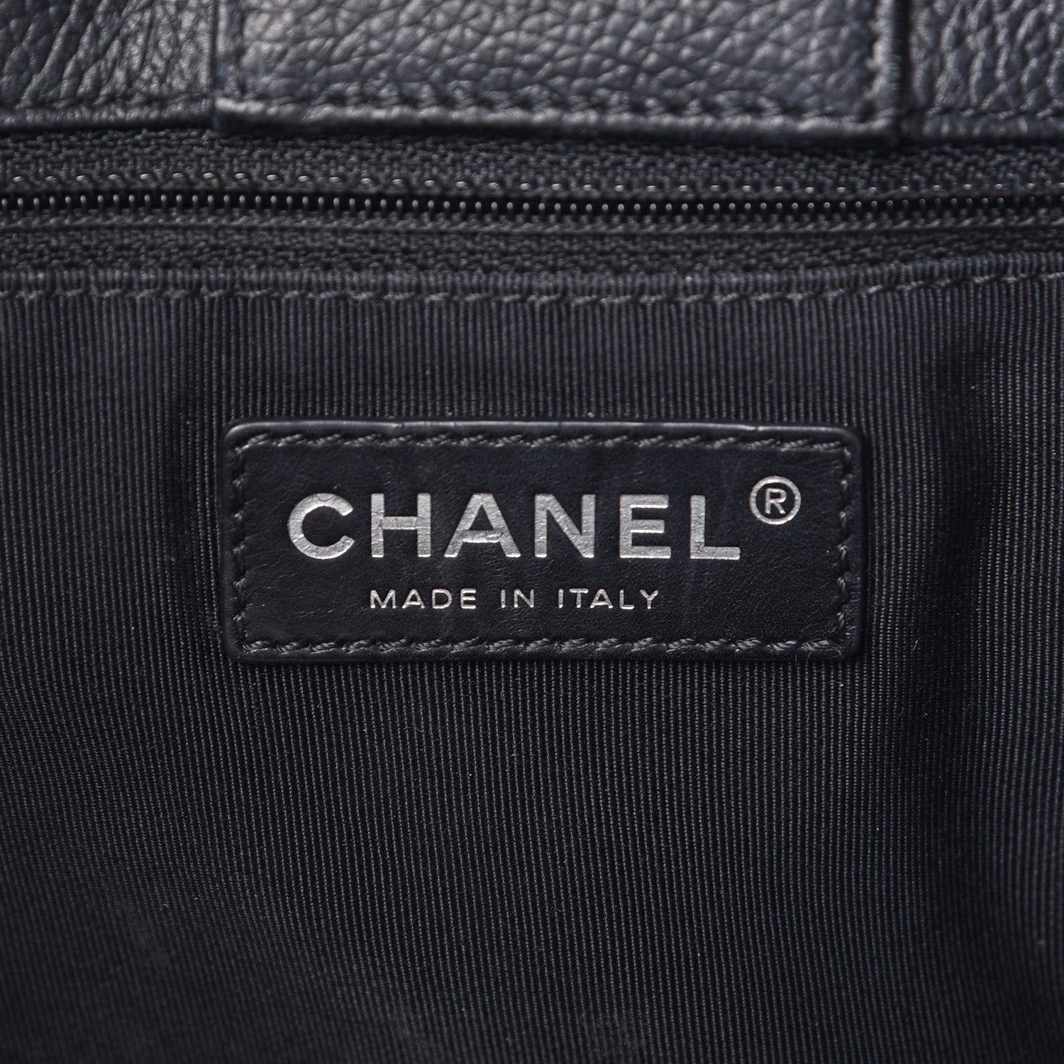 Chanel Calfskin Tall Cerf Tote Black 6 of 10