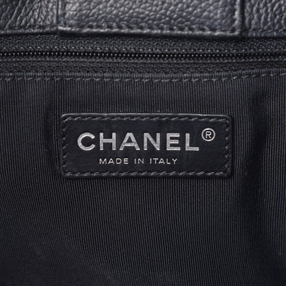 Chanel Calfskin Tall Cerf Tote Black 6 of 10