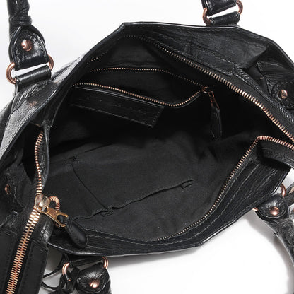 Balenciaga Agneau Giant 12 Rose Gold Hardware Town Black 4 of 12