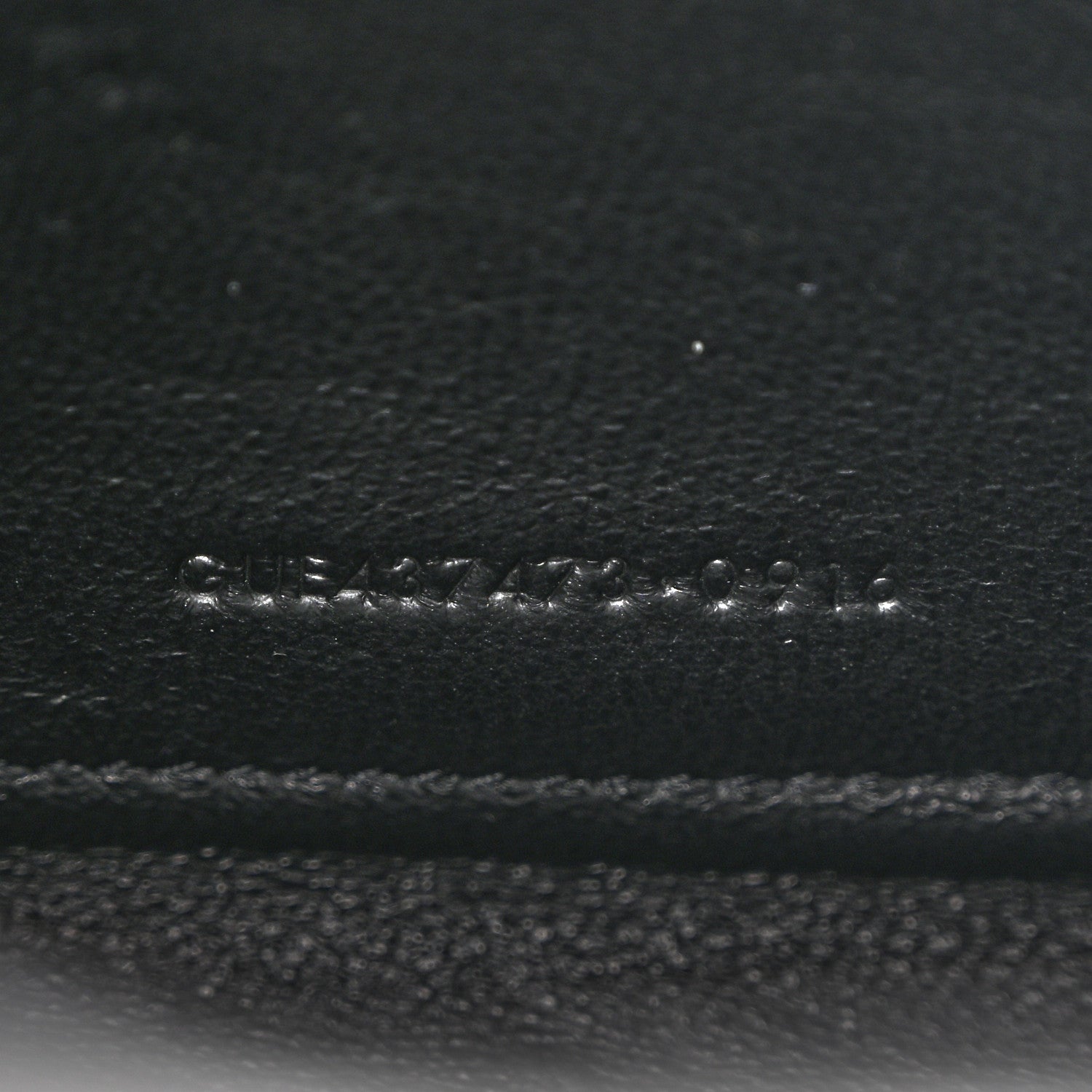 Saint Laurent Sheepskin Tri-Quilt Monogram Envelope Chain Wallet Black 8 of 13