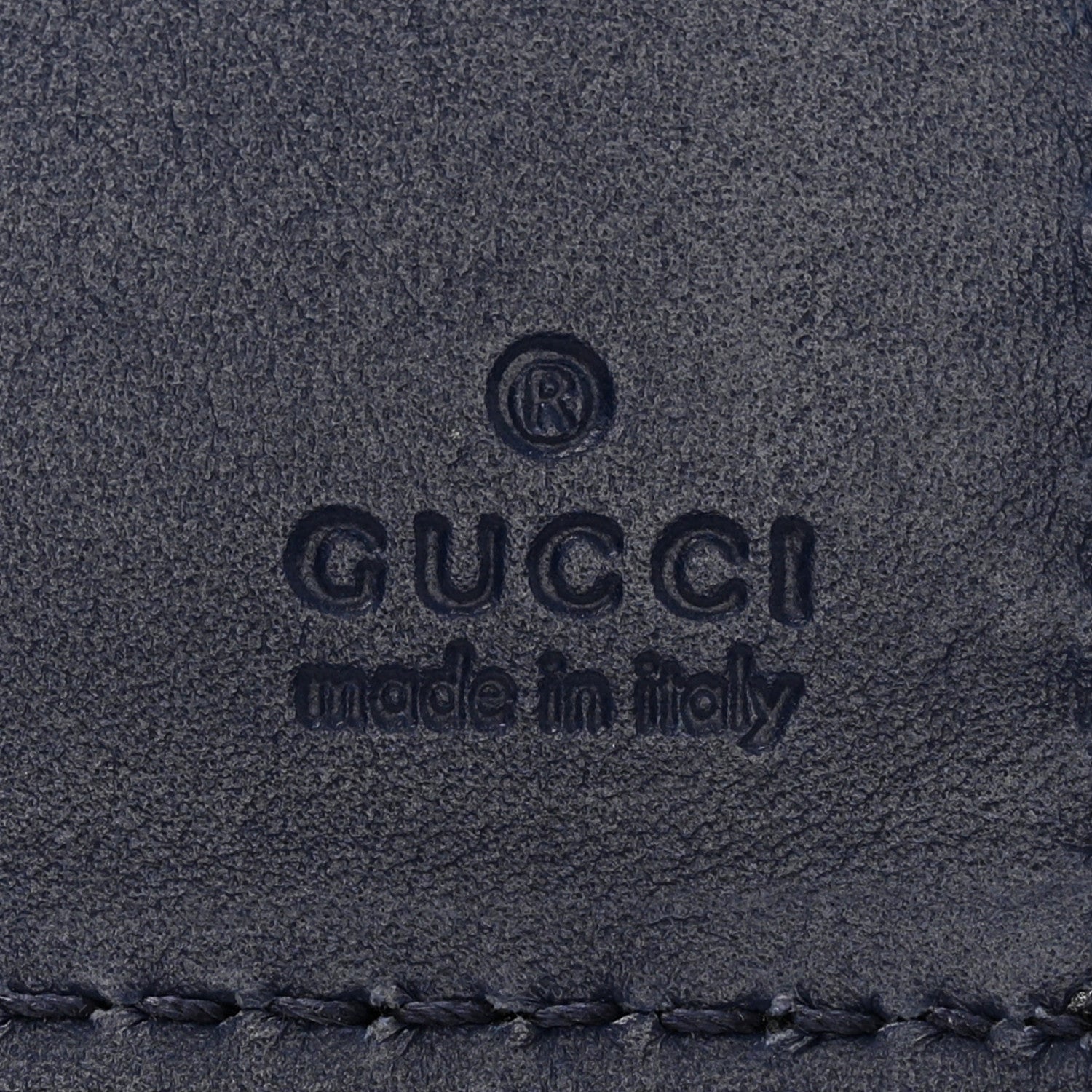 Gucci Calfskin GucciGhost Print Bi-Fold Wallet Blue Agata Hibiscus Red 6 of 10