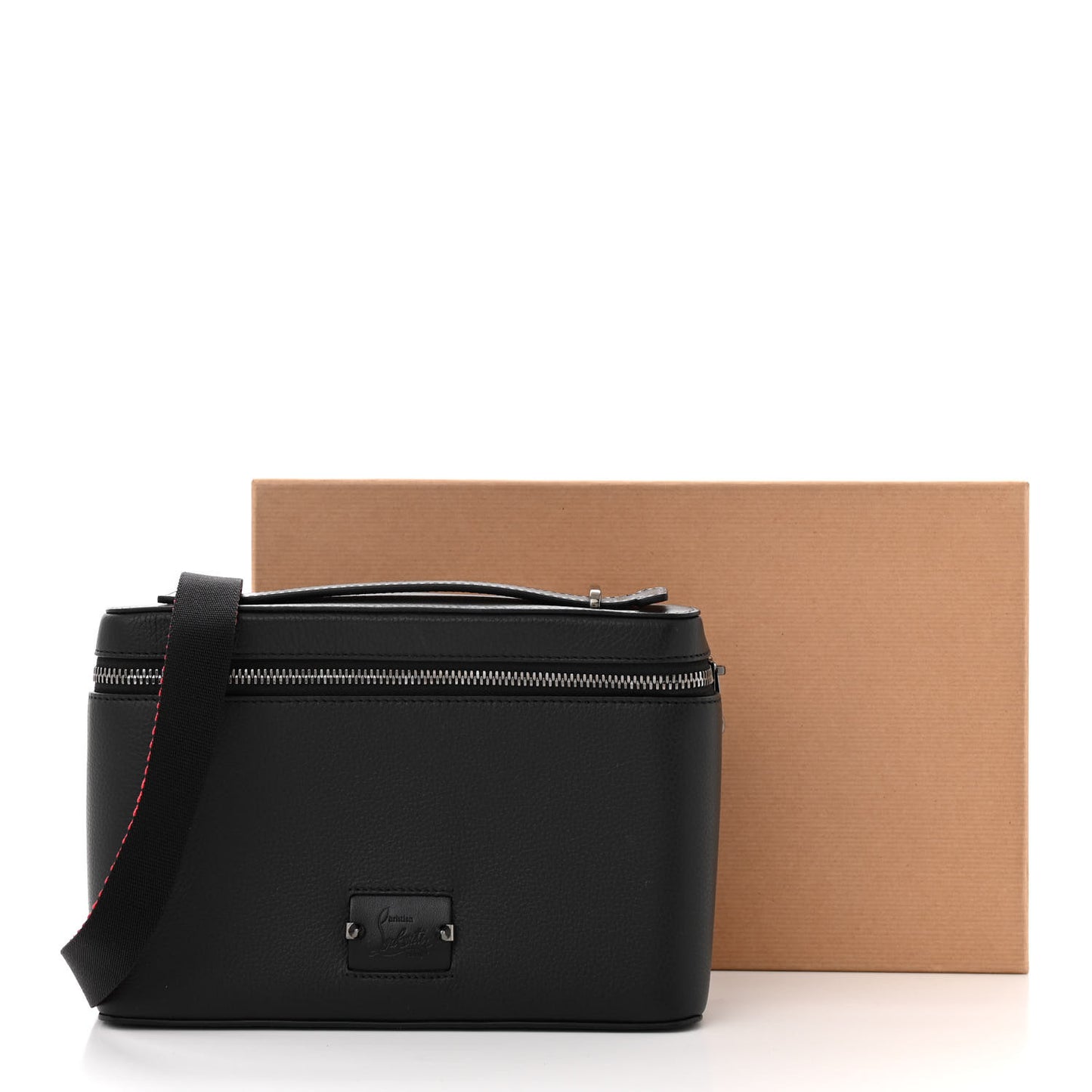 Calfskin Kypipouch Small Top Handle Messenger Bag Black