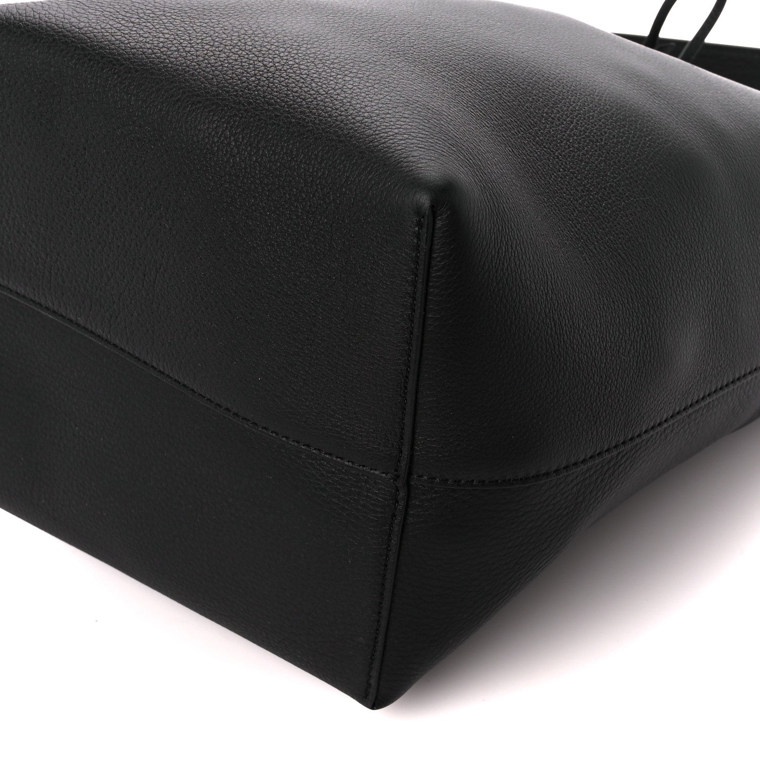 The Row Grained Calfskin Medium N/S Park Tote Black 9 of 9