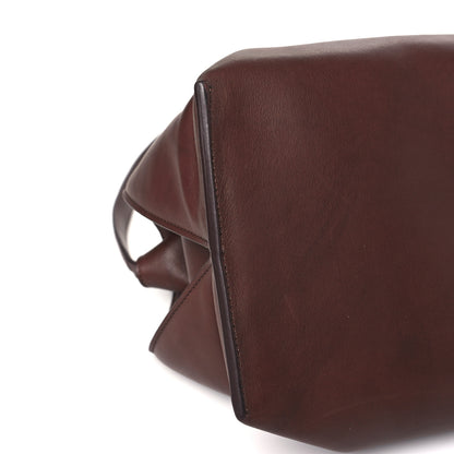 The Row Saddle Calfskin Sienna Shoulder Bag Burgundy 7 of 8