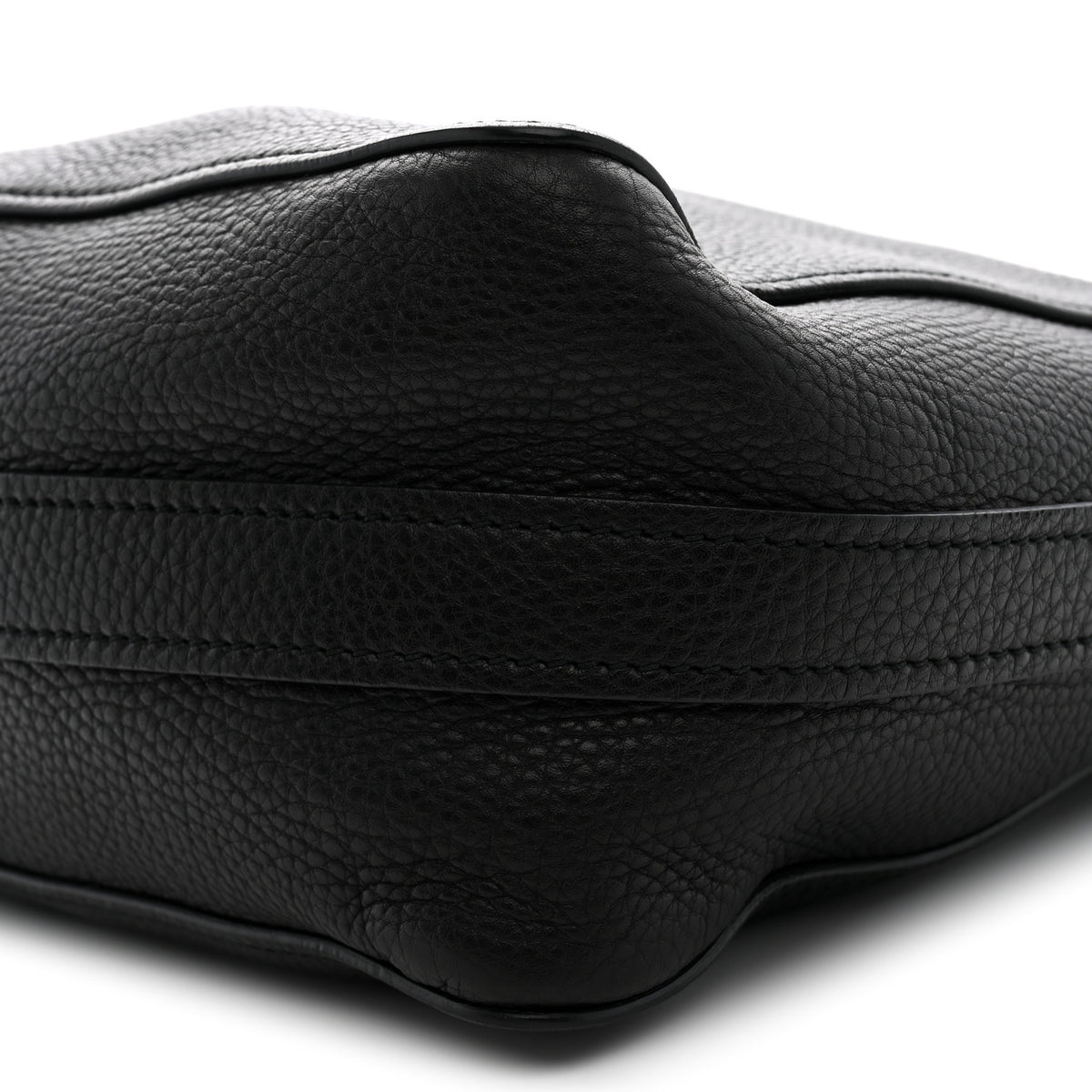 Grained Calfskin D-Bee Shopper Black
