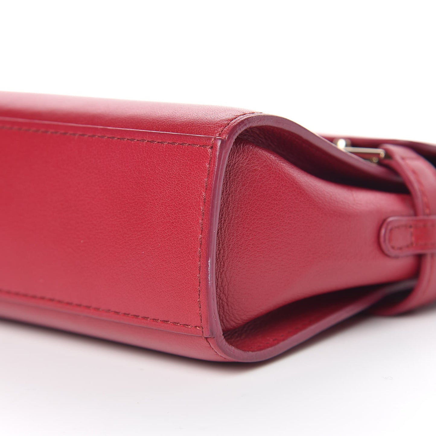 Smooth Calfskin Micro Tempete Satchel Framboise