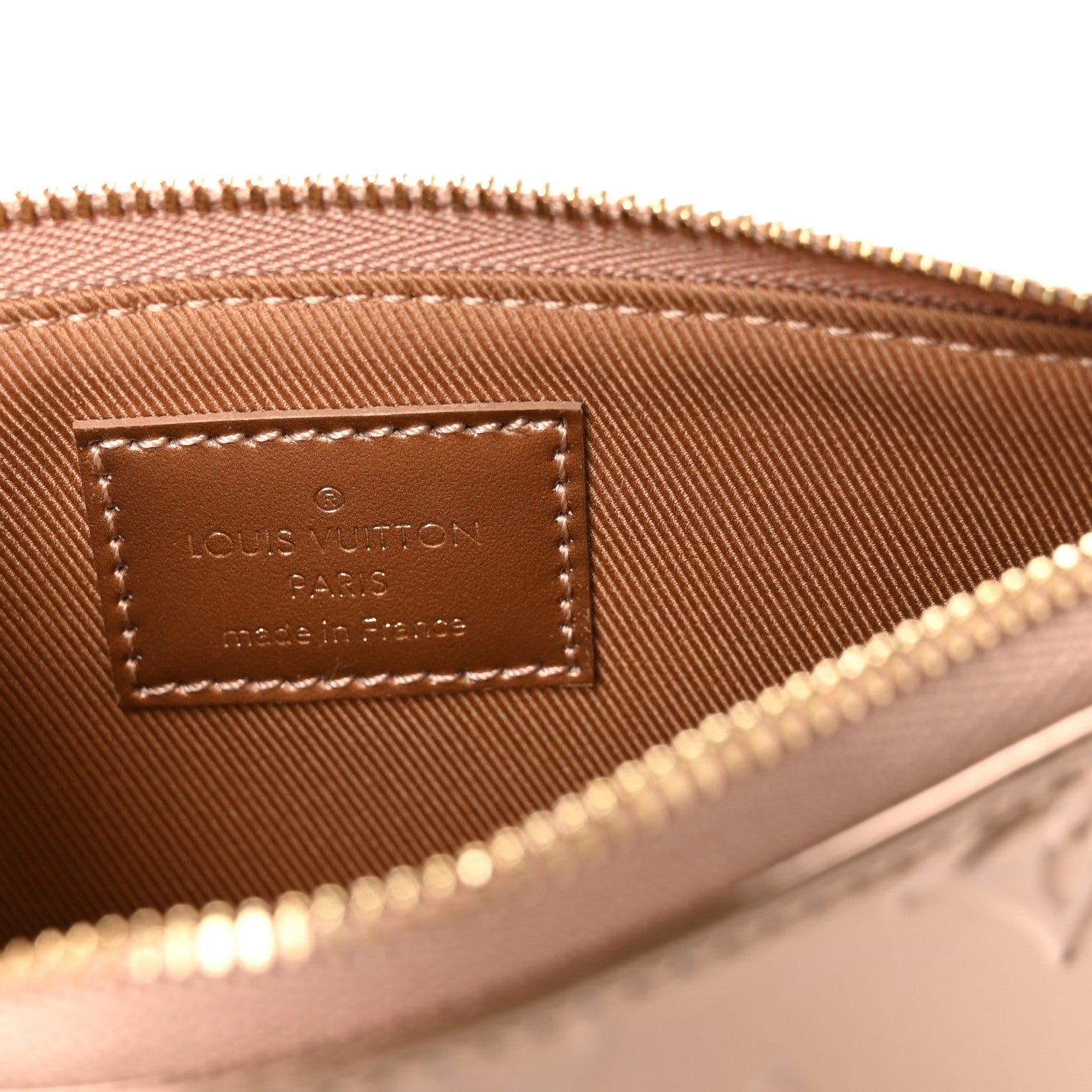 Louis Vuitton Metallic Vernis Mini Pochette Accessories Rose Gold 6 of 7