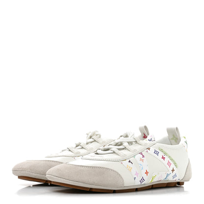 Louis Vuitton LV X TM Calfskin Monogram Multicolor Womens LV Sneakerina 40 White 3 of 8