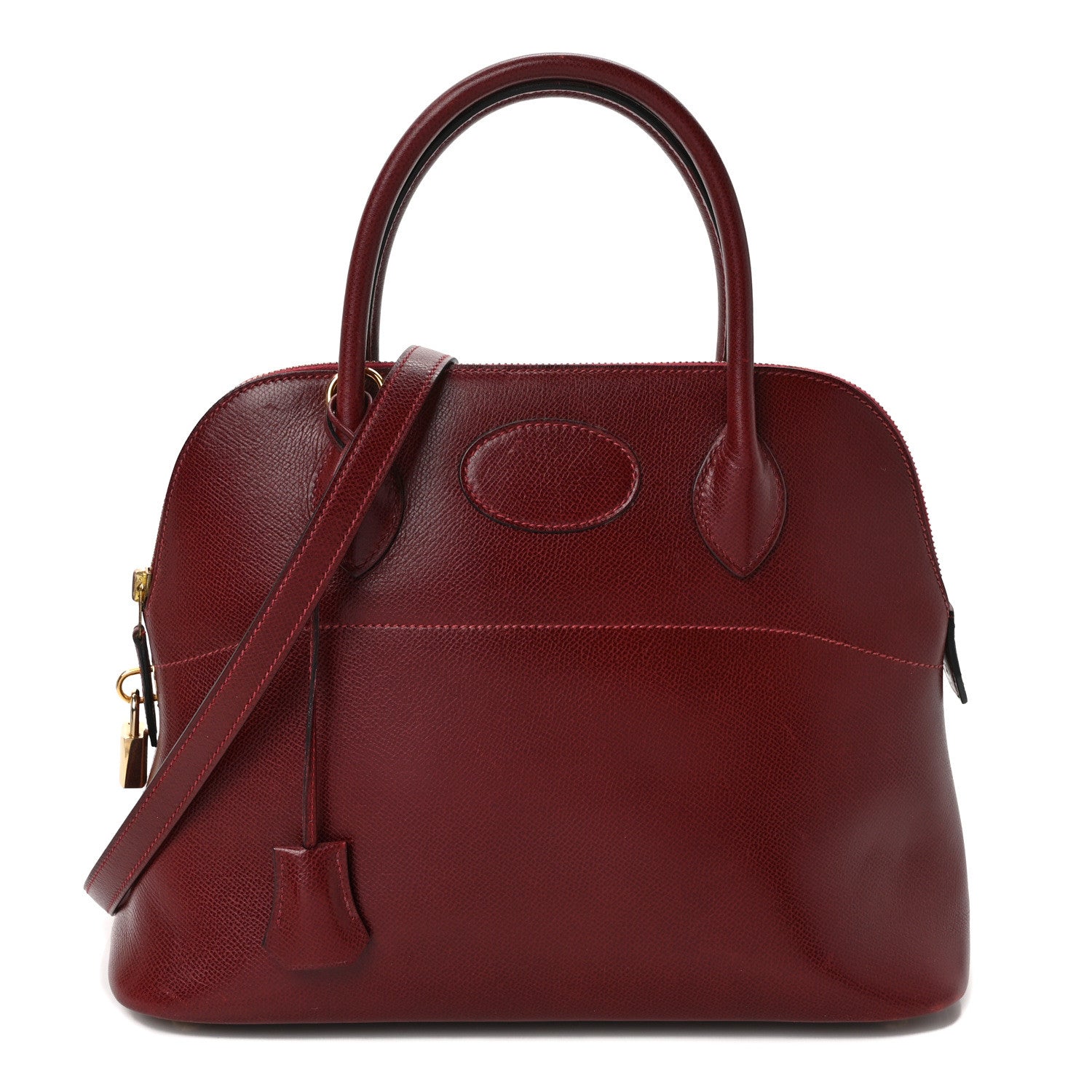 Hermes Veau Grain Lisse Bolide 31 Rouge H 1 of 10