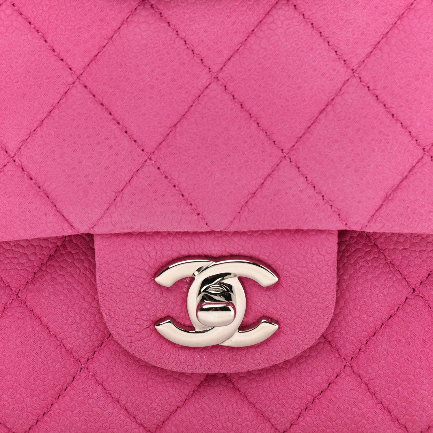 Chanel Iridescent Caviar Quilted Medium Double Flap Pink 6 of 12