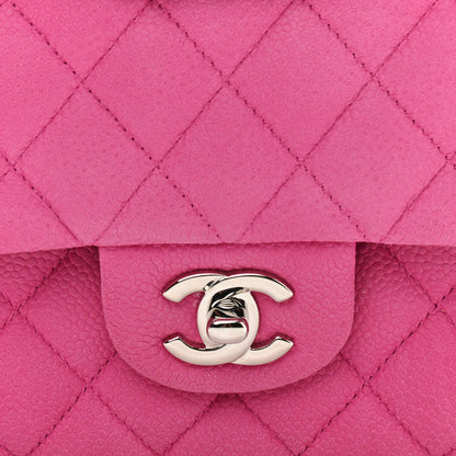 Chanel Iridescent Caviar Quilted Medium Double Flap Pink 6 of 12