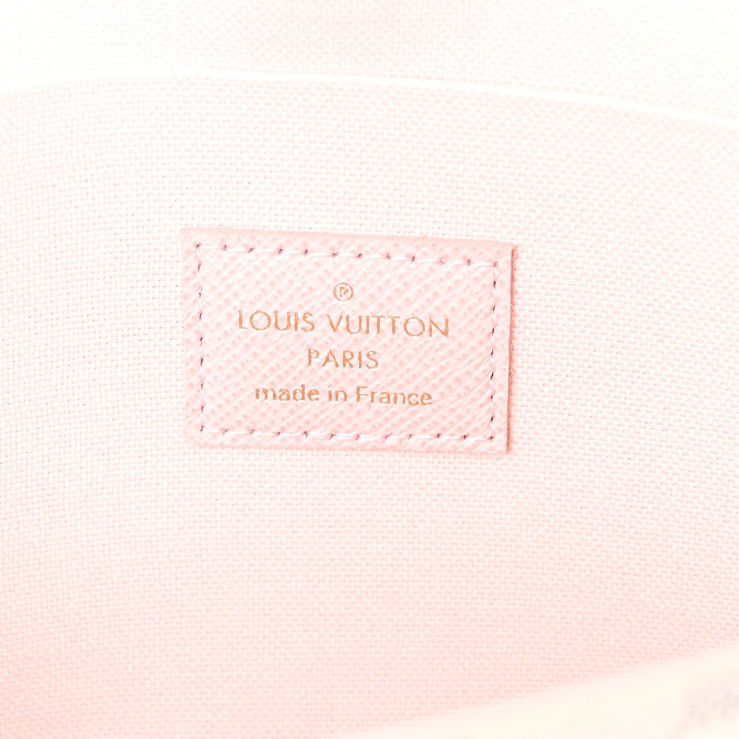 Louis Vuitton Damier Azur Pochette Felicie Chain Wallet Rose Ballerine 6 of 9