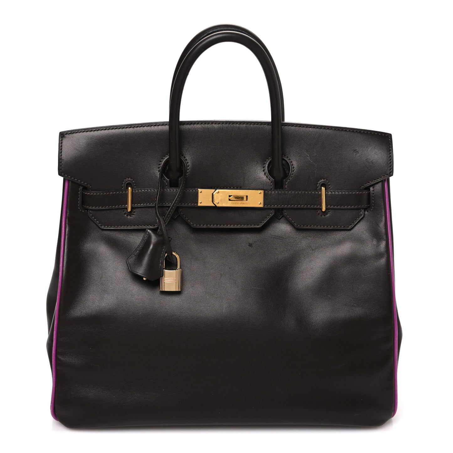 Box Bi-Color HAC Birkin 32 Ebene Cyclamen