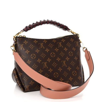 Louis Vuitton Monogram Beaubourg Hobo Mini Bordeaux Red Peach Safran Blue Jean Blue 3 of 10