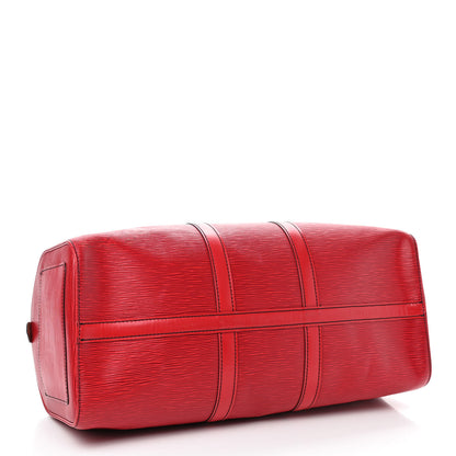 Louis Vuitton Epi Keepall 45 Castillan Red 4 of 15