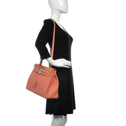 Hermes Taurillon Clemence Kelly Retourne 35 Crevette 3 of 35