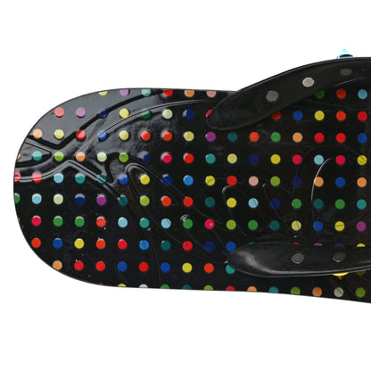 Christian Louboutin Rubber Spike Loubi Donna Flip Flop 38 Black Multicolor 7 of 7