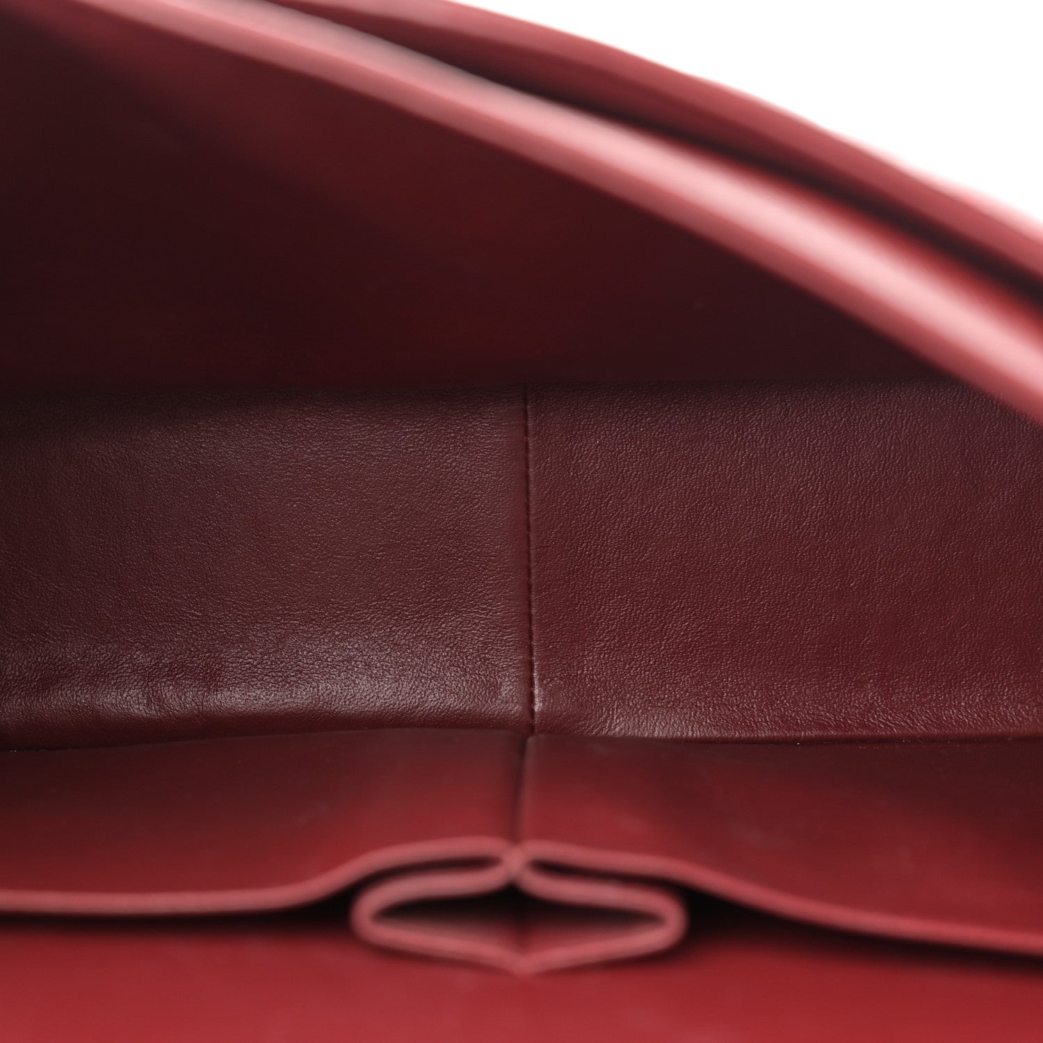 Chanel Caviar Quilted Maxi Double Flap Dark Red 5 of 11