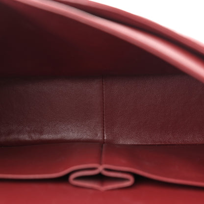 Chanel Caviar Quilted Maxi Double Flap Dark Red 5 of 11