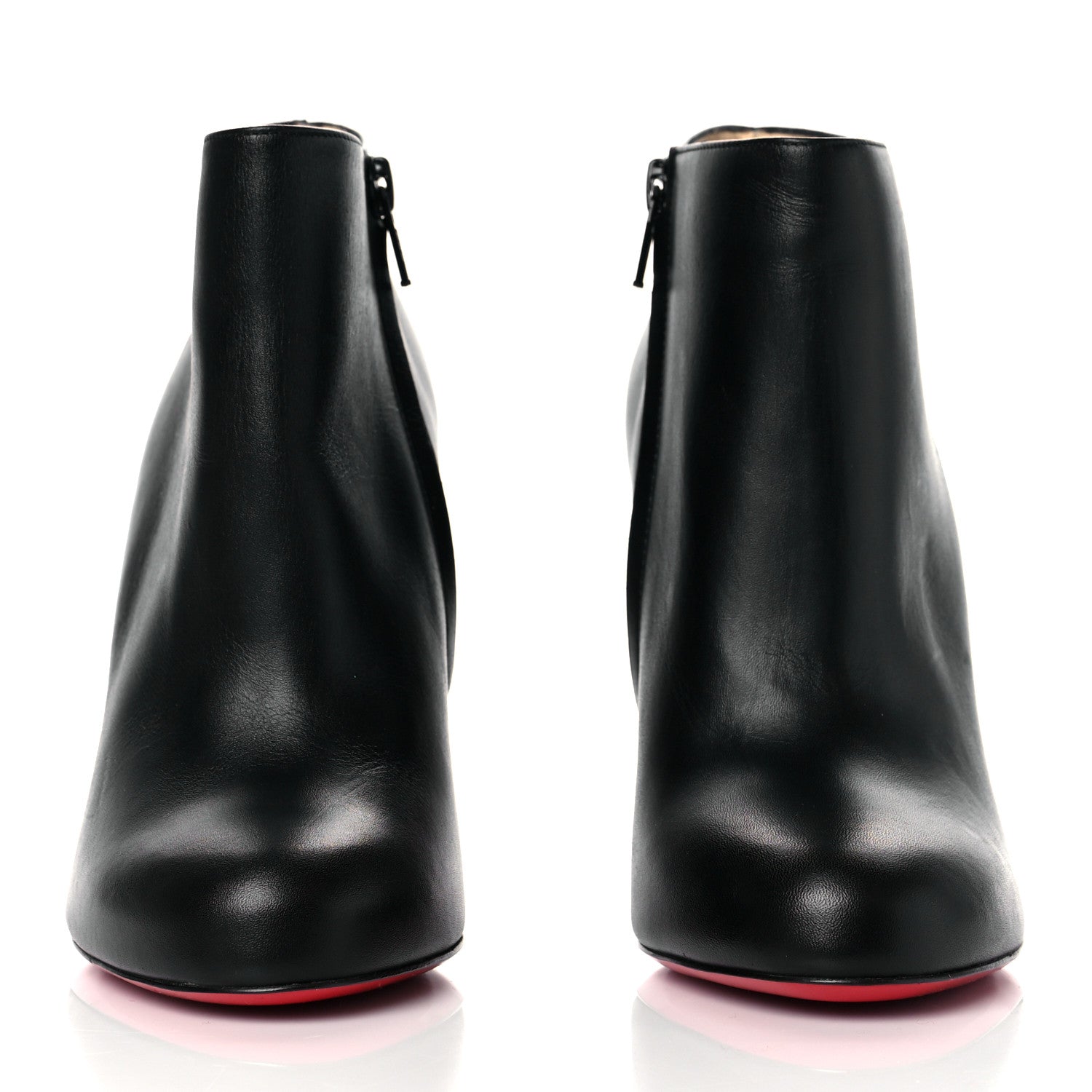 Christian Louboutin Calfskin Belle 85 Ankle Boots 36 Black 2 of 7