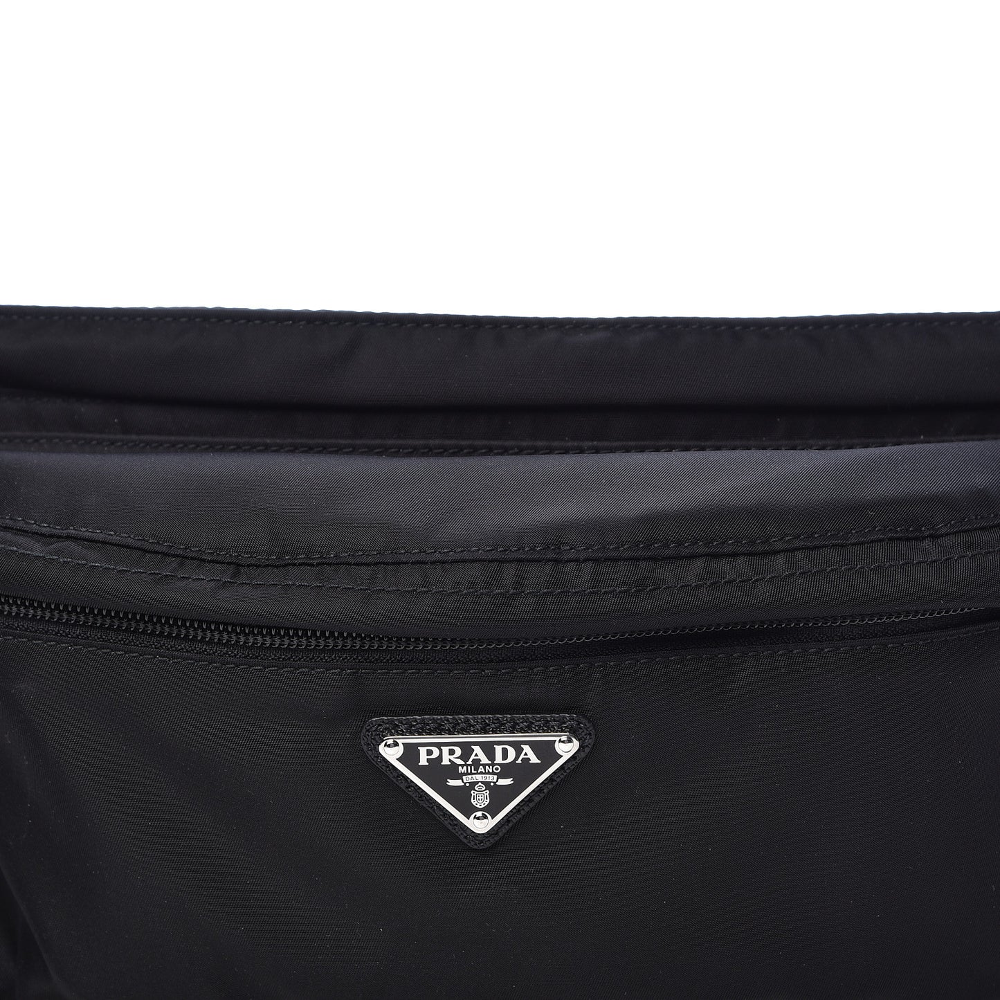 Tessuto Nylon Montagna Belt Bag Black