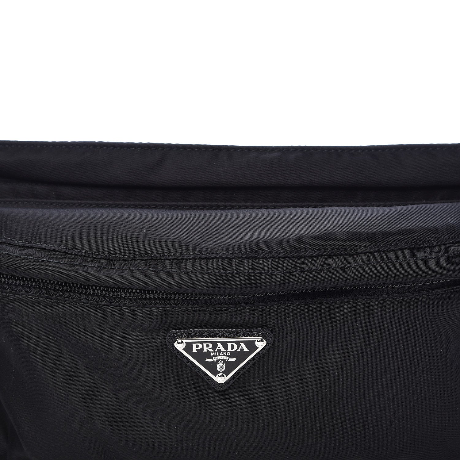 Prada Tessuto Nylon Montagna Belt Bag Black 9 of 11