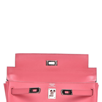Hermes Swift Kelly Retourne 25 Rose Azalee 31 of 31