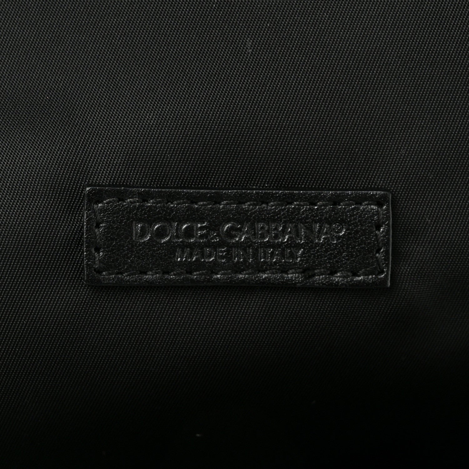 Dolce & Gabbana Calfskin Coated Canvas Vulcano Backpack Black 6 of 12