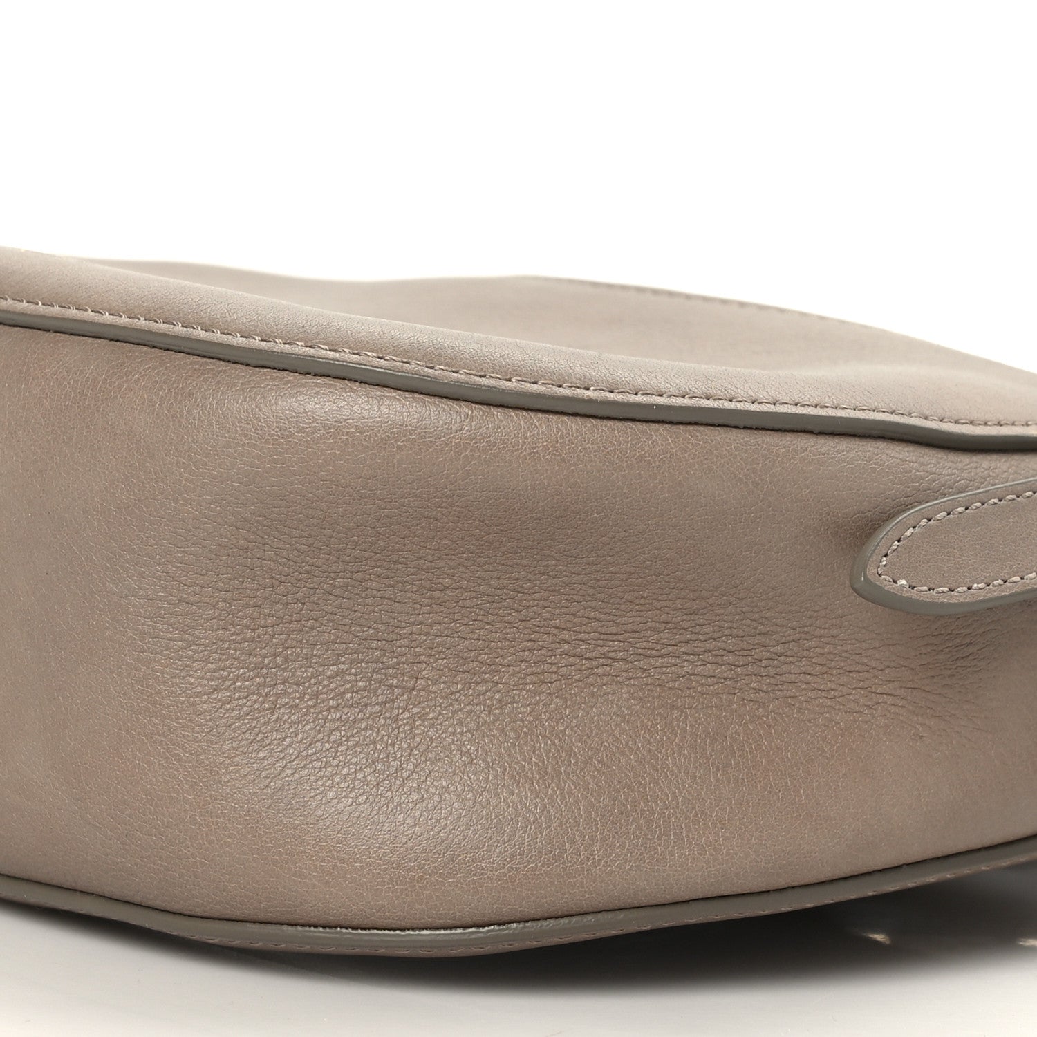 Chloe Small Grain Calfskin Kiss Bag Motty Grey 8 of 10