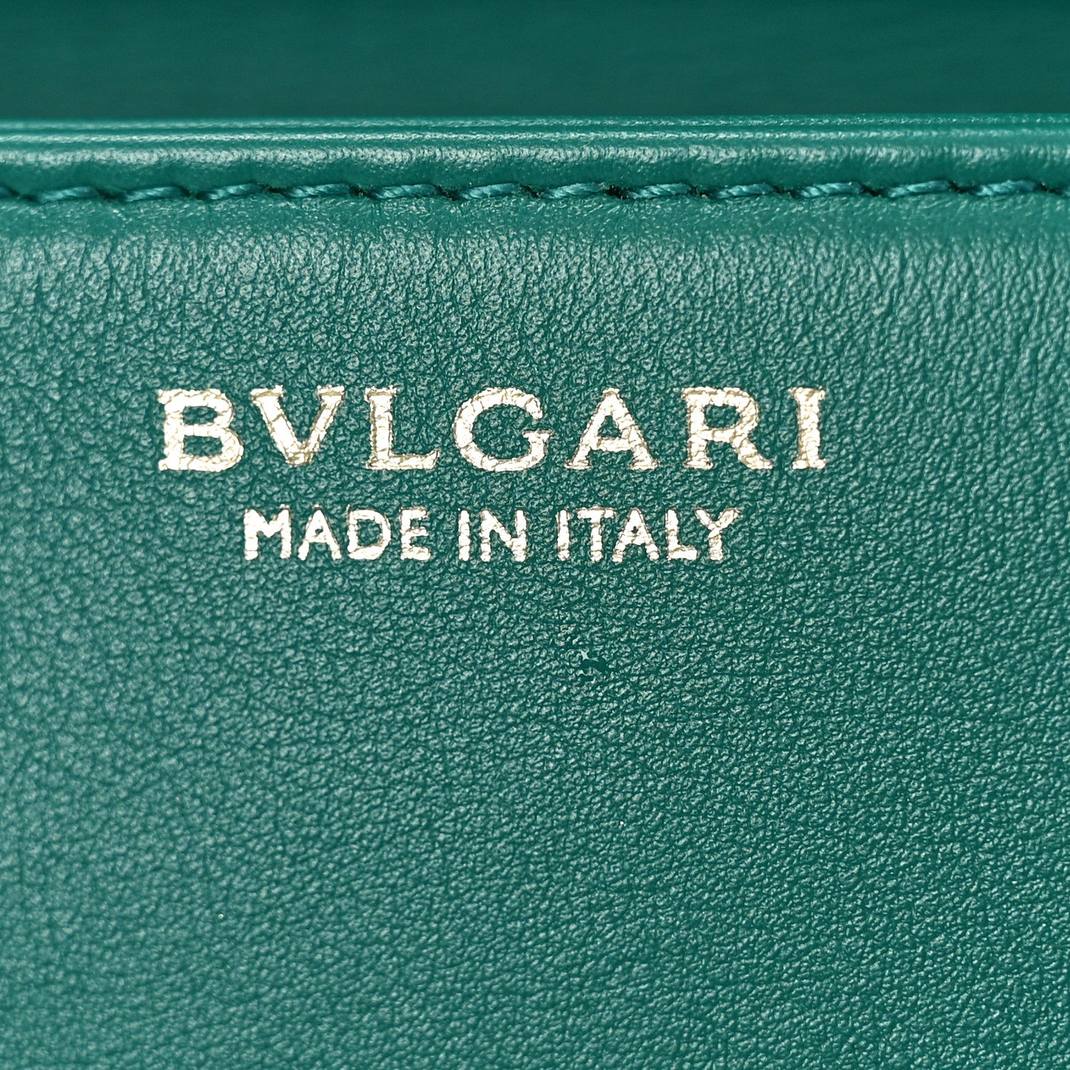 Bulgari Calfskin Matelasse Mini Serpenti Cabochon Crossbody Bag Jade Green 7 of 10