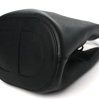 Hermes Taurillon Clemence Swift In-The-Loop 23 Bag Black 10 of 10