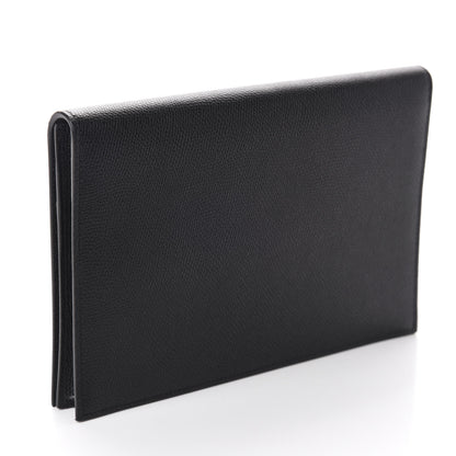 Valentino Garavani Grainy Calfskin Vlogo Signature Pouch Black 4 of 8