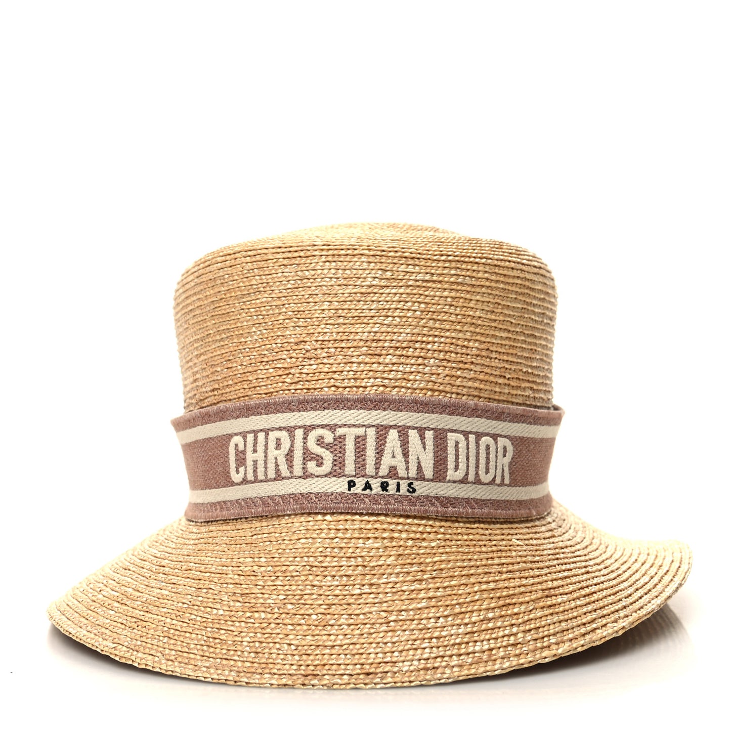 Straw Bucket Hat 58 Natural Rose Des Vents