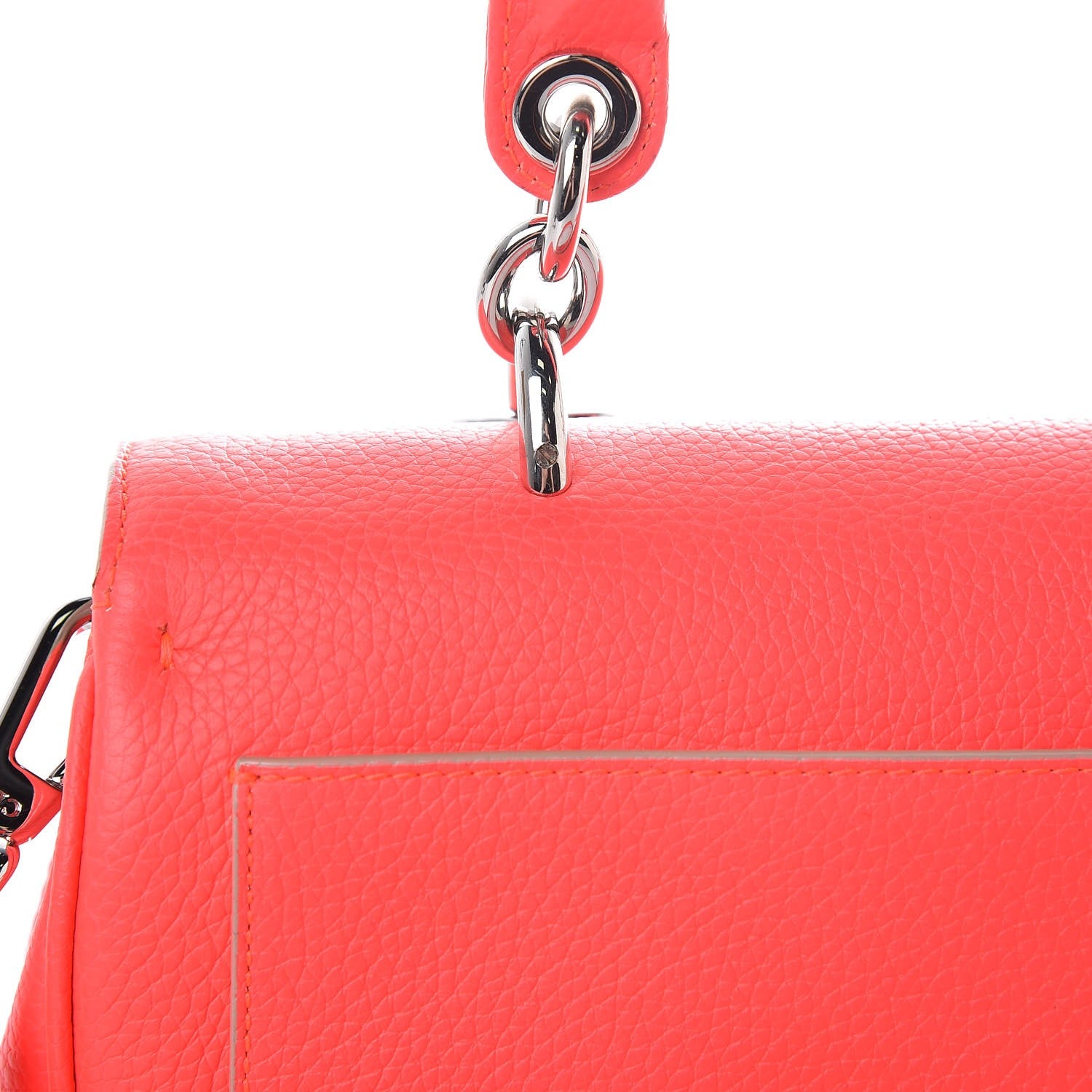 Christian Dior Bullcalf Mini Be Dior Satchel Fluorescent Goji Pink 14 of 20