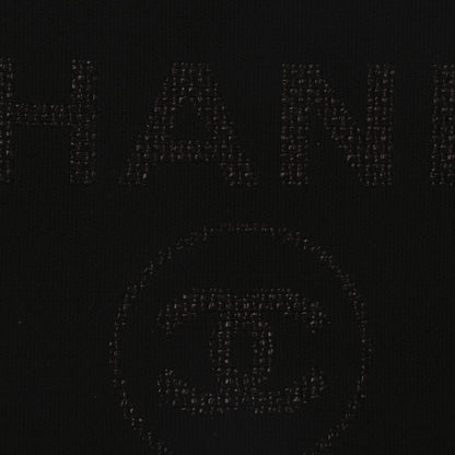 Chanel Mixed Fibers Small Deauville Tote Navy Blue 9 of 12