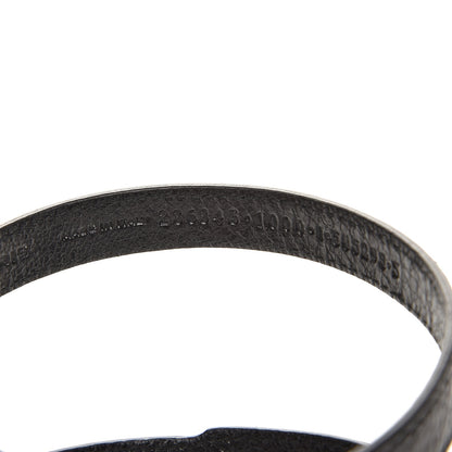 Balenciaga Agneau Giant 12 Silver Hardware Triple Tour Bracelet S Black 5 of 6