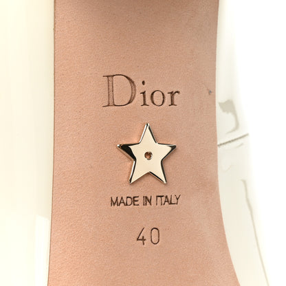 Christian Dior Patent Calfskin Aime Ballet Flats 40 White 6 of 11
