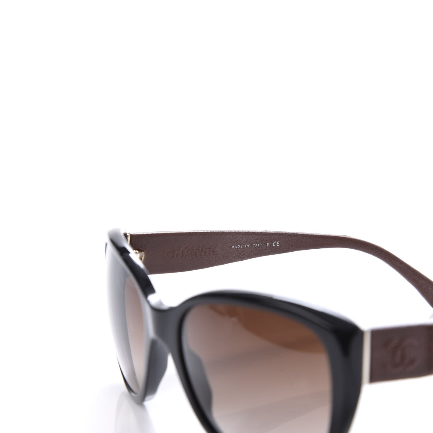 Lambskin Quilted CC Sunglasses 5199 Q Brown