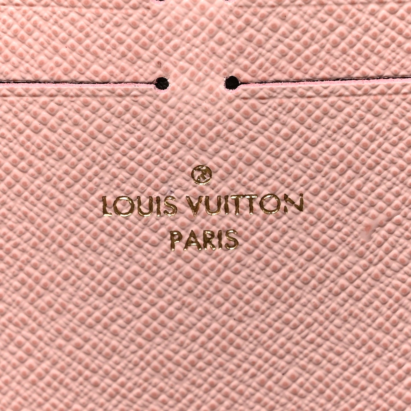 Monogram Clemence Wallet Rose Ballerine