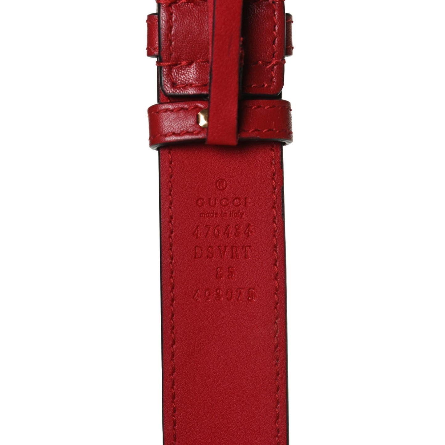Calfskin Matelasse GG Marmont Belt Bag 85 34 Hibiscus Red
