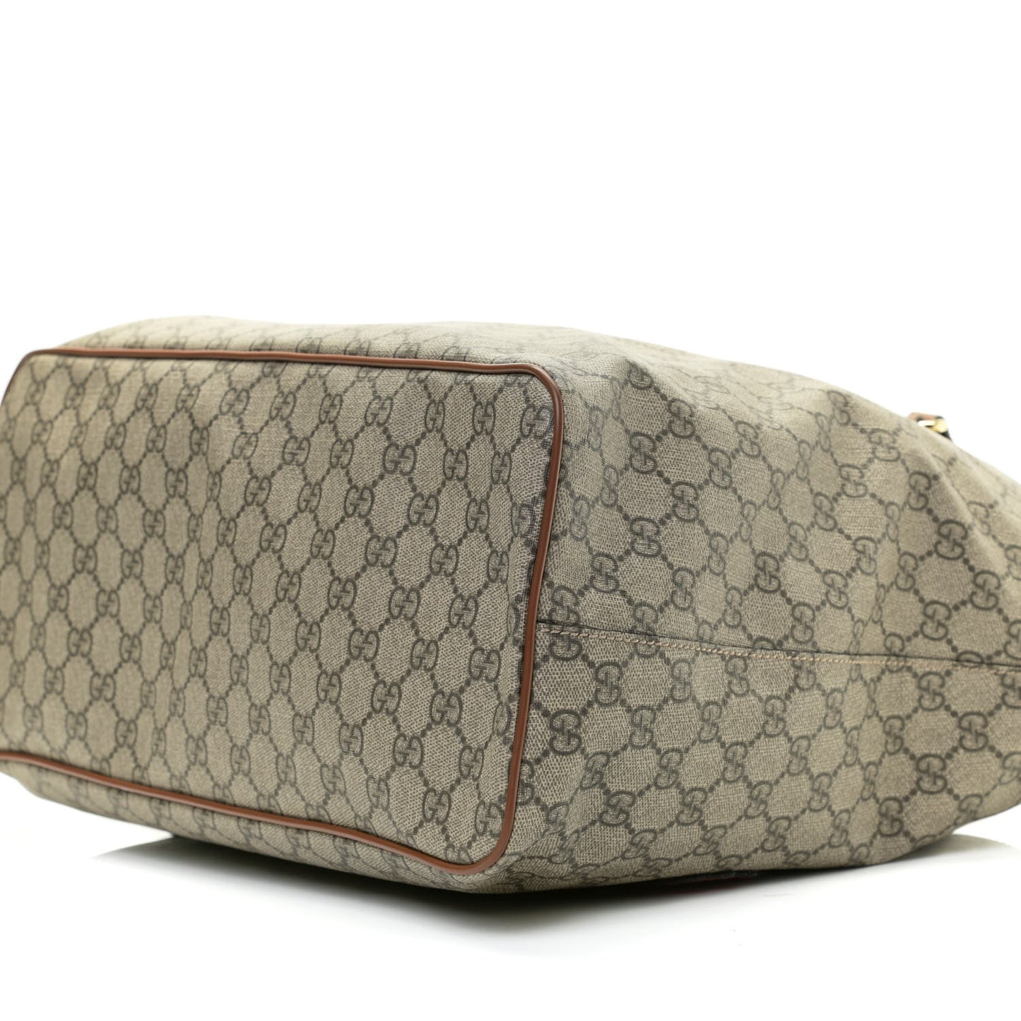 Soft GG Supreme Monogram Blind For Love Embroidered Medium Crossbody Tote Beige Tuscany Multicolor